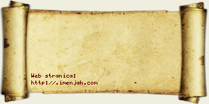 Isak Bzeničanin vizit kartica